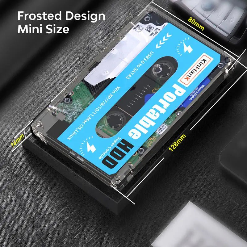 KINHANK 500G Retro Gaming HDD 100,000 Games 70 Emulators Plug and Play