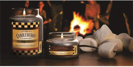 Candleberry Candles | Strong Fragrances for Home | Hand Poured in the USA | Highly Scented | 135 Hour Burn Time | Large Jar 26 Oz