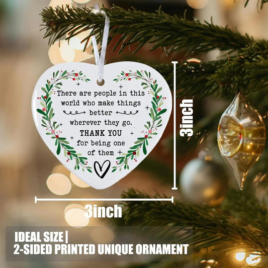 Thank You Gifts for Women & Friends - Appreciation Gifts for Coworkers, Boss, Family & Teachers - Christmas Decorations Ornament