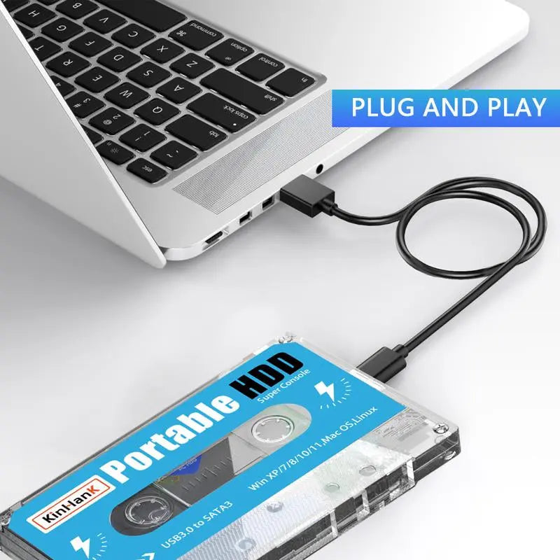 KINHANK 500G Retro Gaming HDD 100,000 Games 70 Emulators Plug and Play