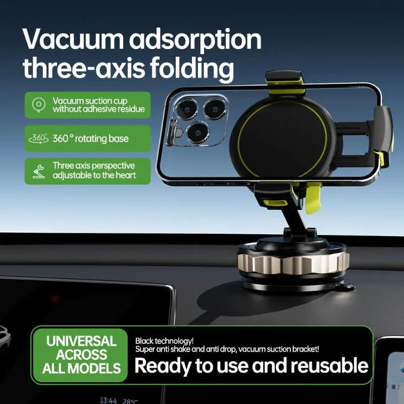 Magnetic Phone Mount, Car Phone Mount, Adjustable Phone Mount, Multi-Functional Phone Mount, Super-Strong Magnetic Mount, 360° Rotating Phone Mount (Suitable for Satellite Navigation), Touch-Sensitive, Essential Travel Accessory for Motorists. Mag Safe