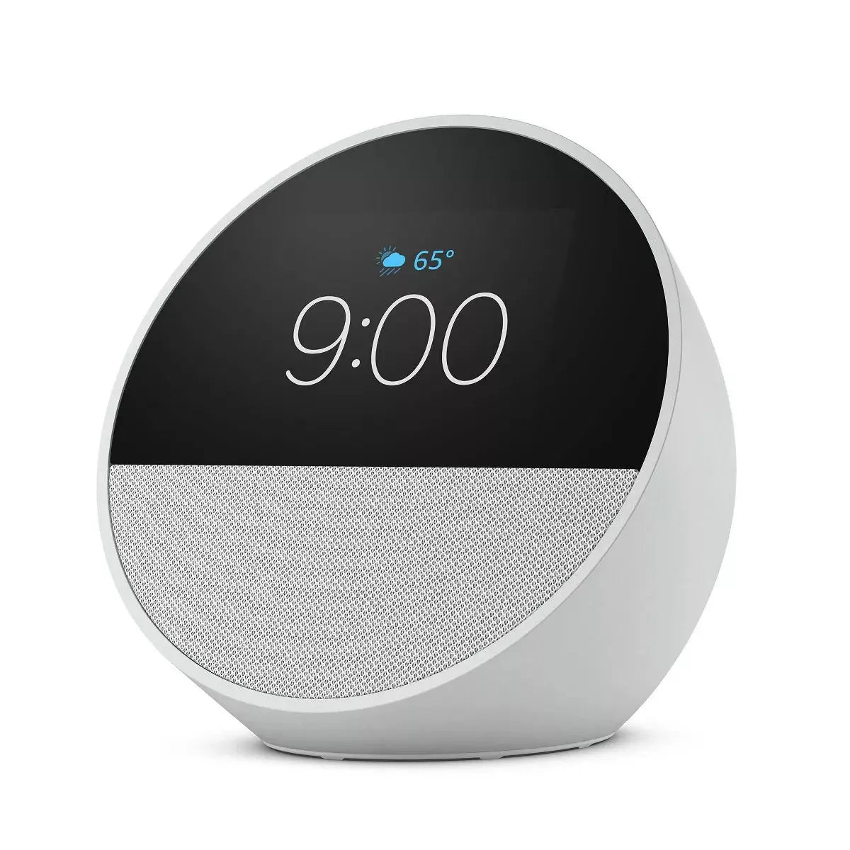 Amazon Echo Spot, Smart Alarm Clock with Vibrant Sound and Alexa (2024 Release)