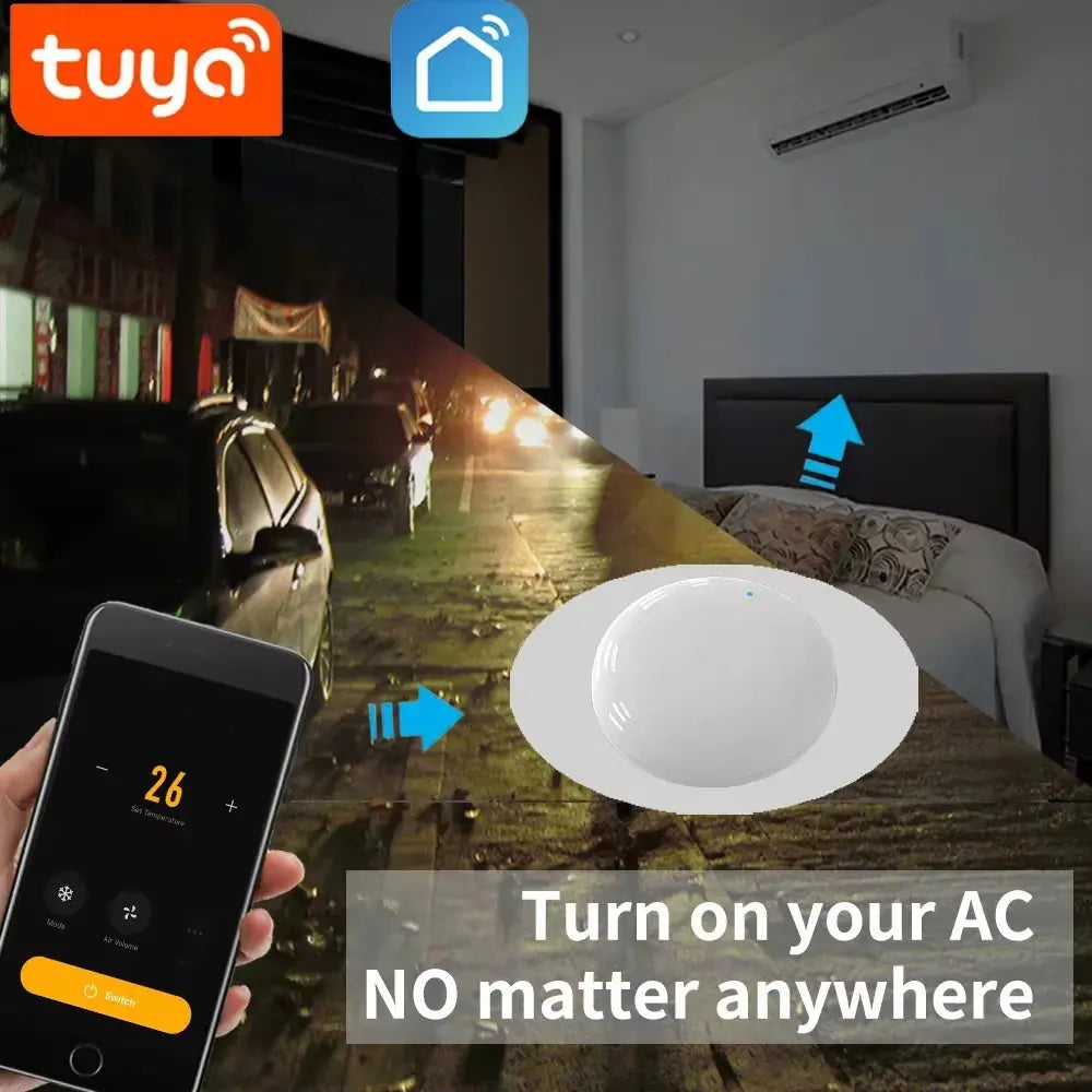 Tuya Wifi IR Remote Control Smart Universal for TV Air Conditioner Alexa Remote Control Work with Google Home Yandex Google