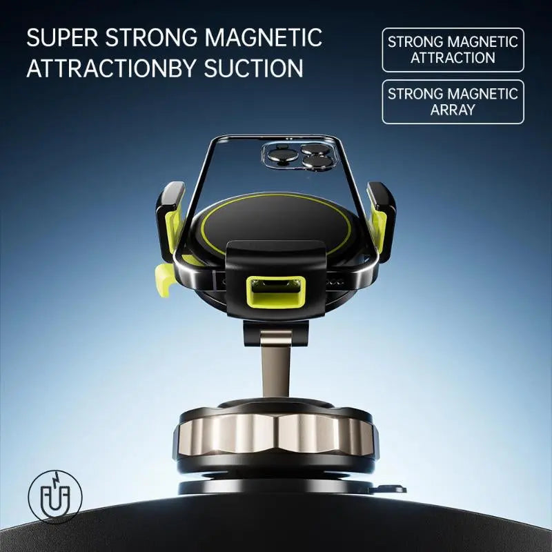 Magnetic Phone Mount, Car Phone Mount, Adjustable Phone Mount, Multi-Functional Phone Mount, Super-Strong Magnetic Mount, 360° Rotating Phone Mount (Suitable for Satellite Navigation), Touch-Sensitive, Essential Travel Accessory for Motorists. Mag Safe