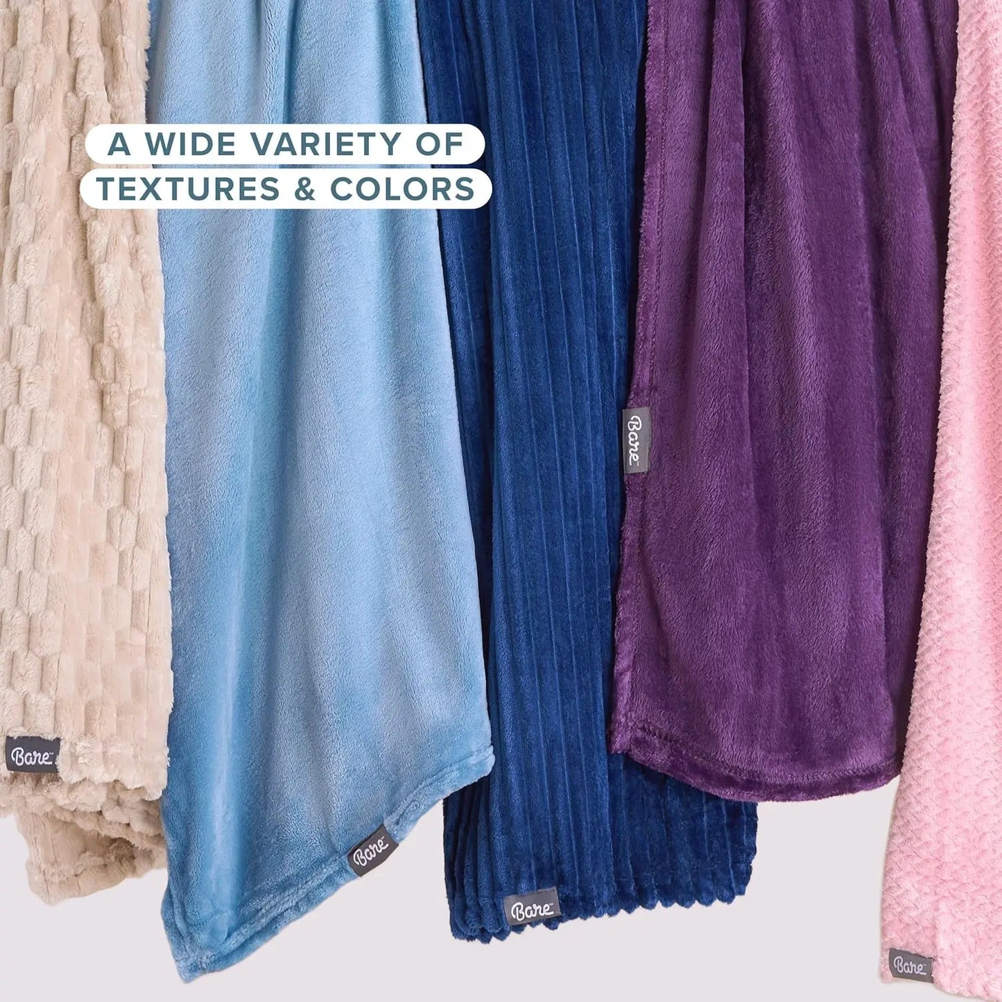 Fleece Blanket - King Size - Ultra-Soft Lightweight for Bed, Sofa, and Couch - Luxury Microplush - Cozy Warm Blanket (King, Dark Blue)