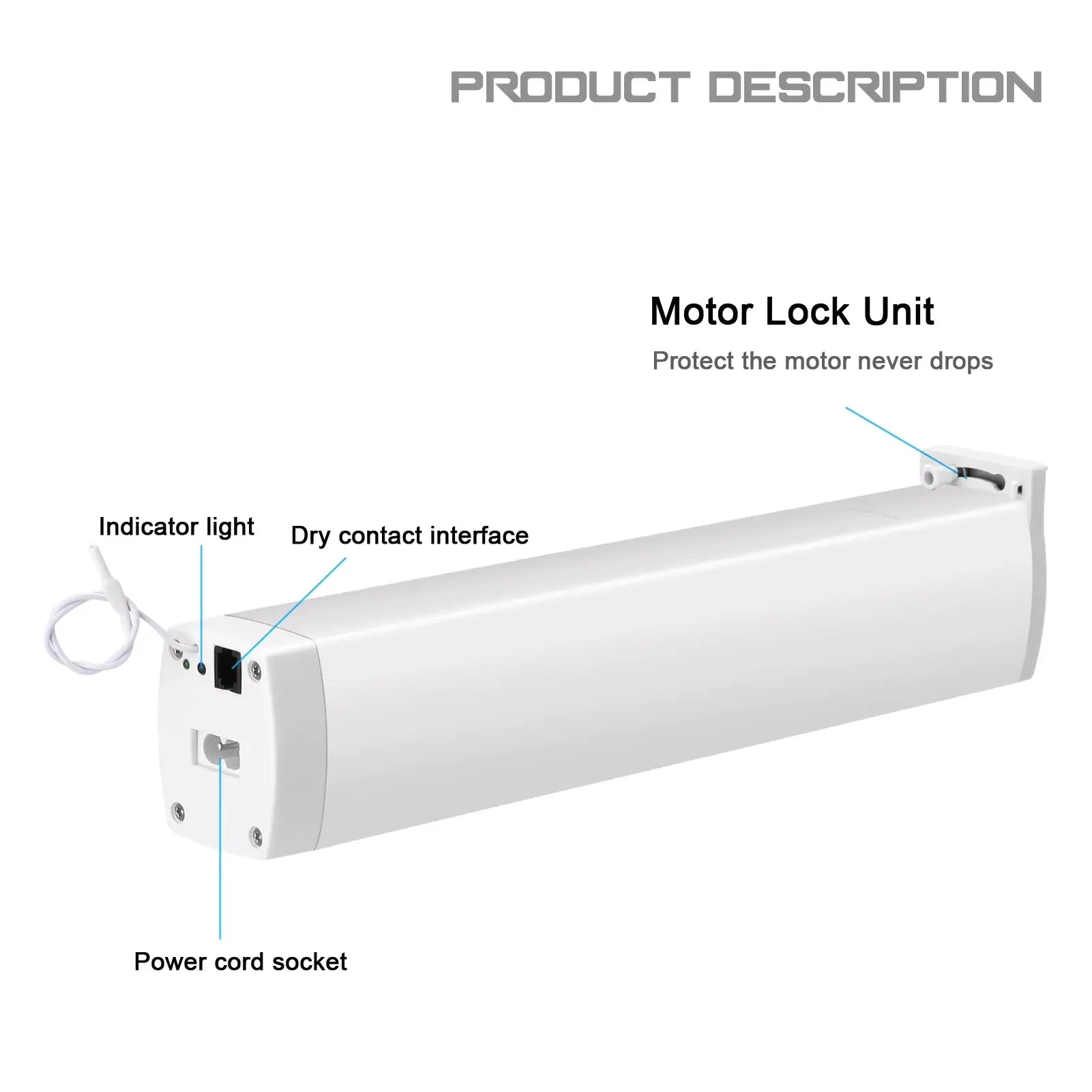 Tuya Intelligent Zigbee Electric Curtain Motor Auto Motorized Curtain Status Track Timing APP Remote Control for Alexa Google