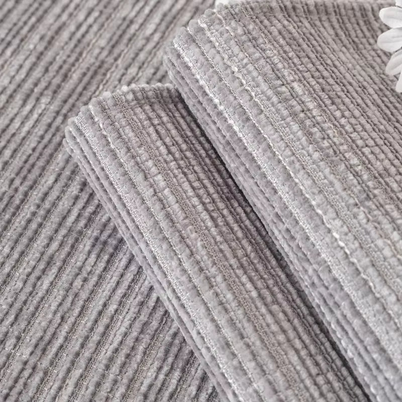 1PC Striped Chenille Sofa Cover for Living Room Pets Kids Anti-Dirty Sofa Towel Mat Solid Color Non-Slip Couch Cushion Slipcover