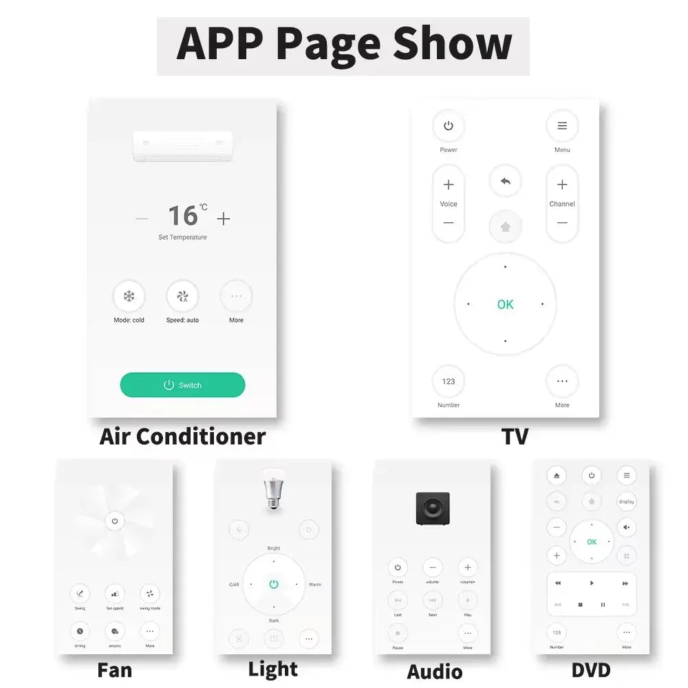Tuya Wifi IR Remote Control Smart Universal for TV Air Conditioner Alexa Remote Control Work with Google Home Yandex Google