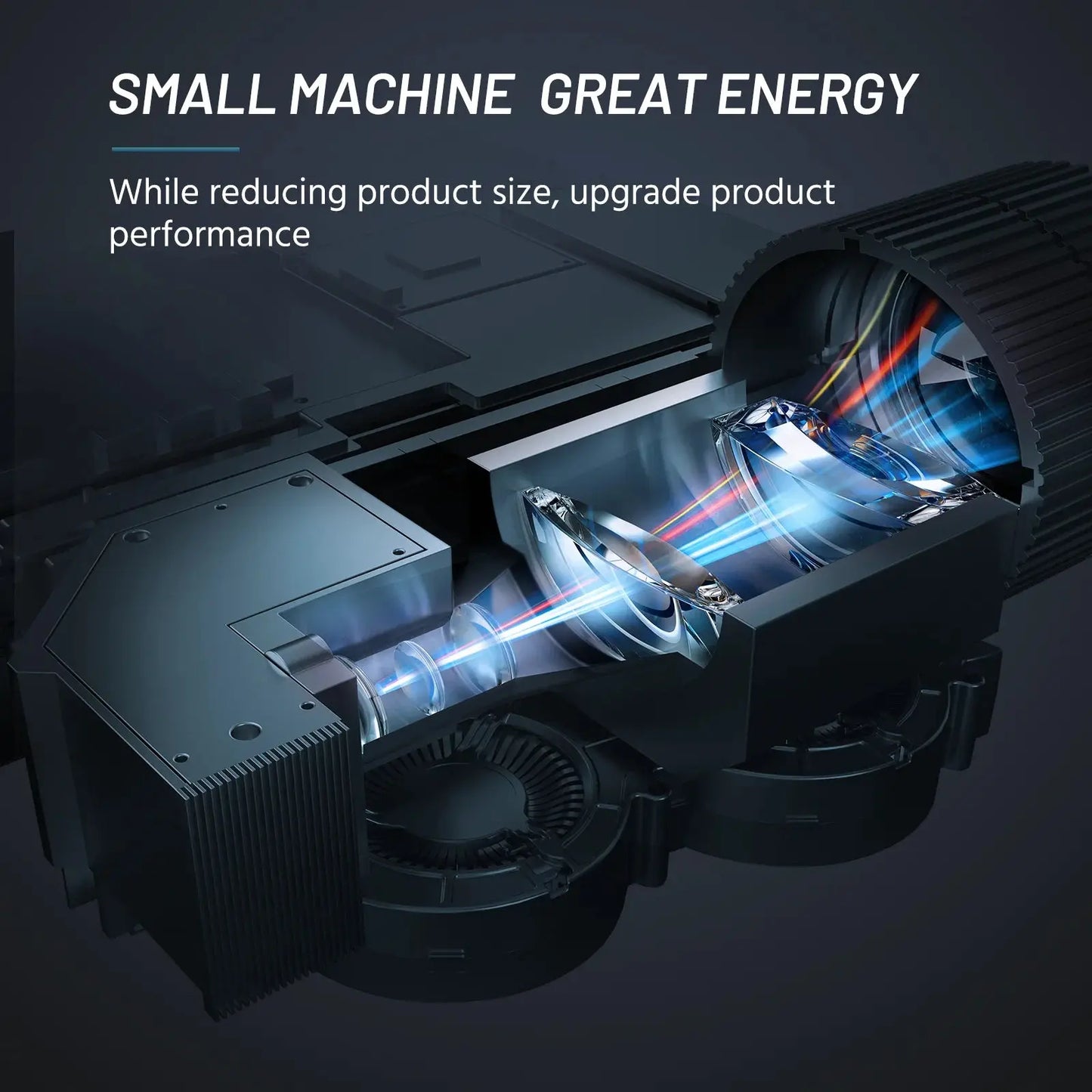 Mini Projector, Portable Projector 1080P, Movie Projection Compatible with Android/Ios White 1PC