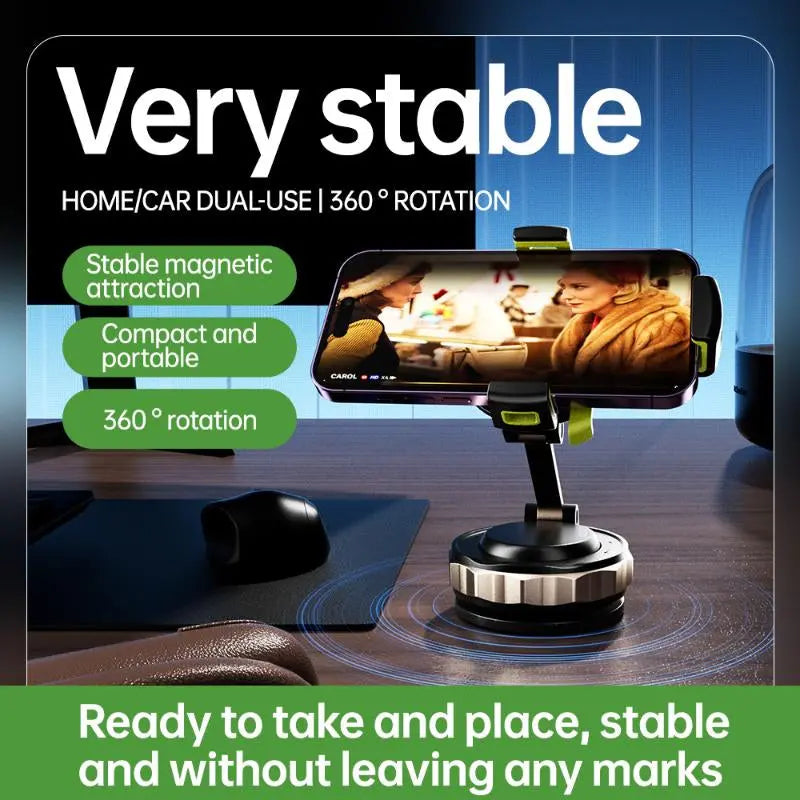 Magnetic Phone Mount, Car Phone Mount, Adjustable Phone Mount, Multi-Functional Phone Mount, Super-Strong Magnetic Mount, 360° Rotating Phone Mount (Suitable for Satellite Navigation), Touch-Sensitive, Essential Travel Accessory for Motorists. Mag Safe