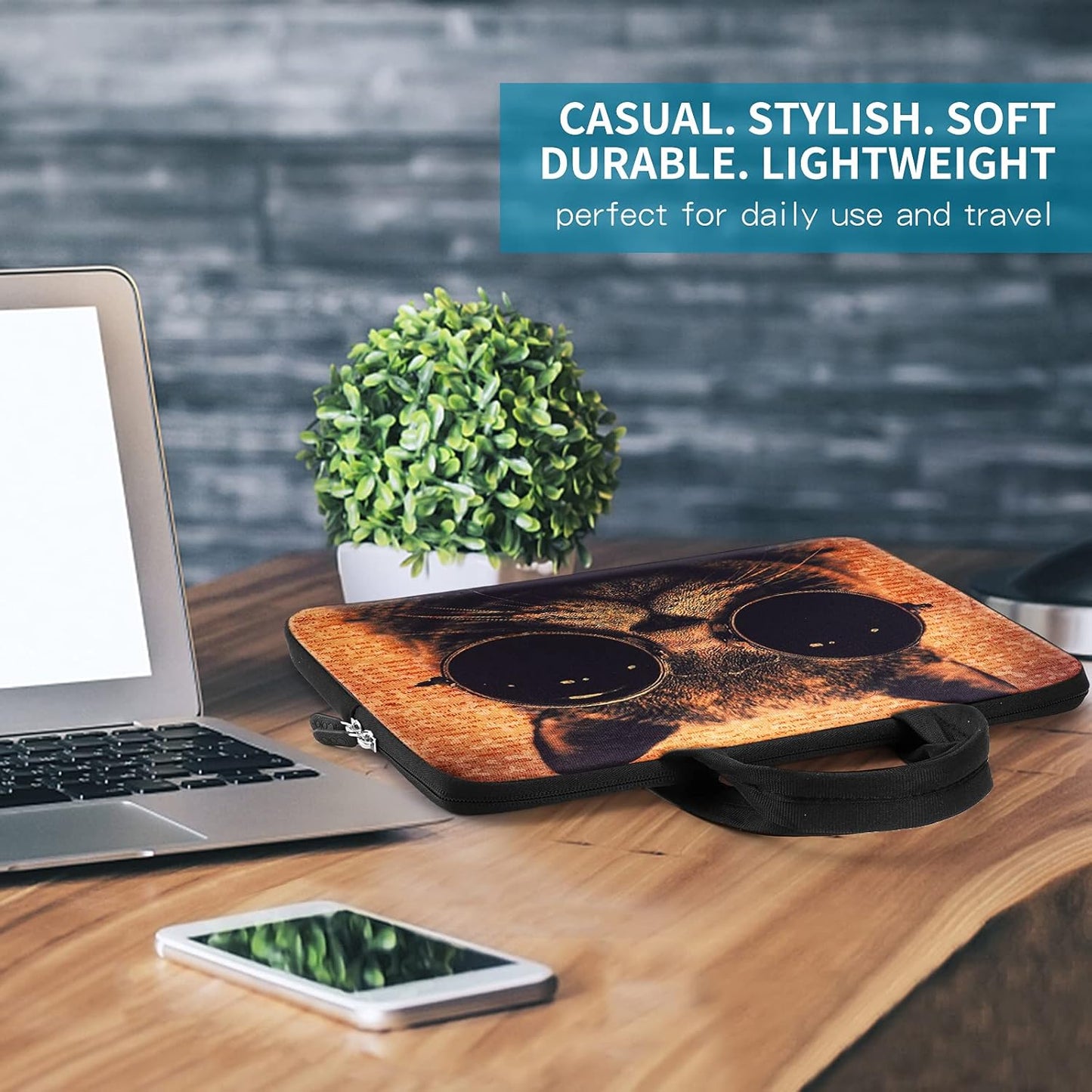 11 11.6 12 12.1 12.5 Inch Laptop Carrying Bag Chromebook Case Notebook Ultrabook Bag Tablet Travel Cover Neoprene Sleeve for Apple Macbook Air Samsung Google Acer HP DELL Lenovo Asus Cat