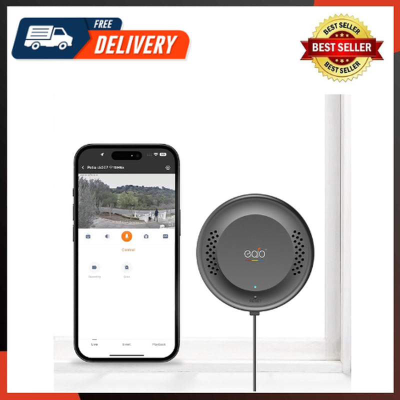 Starlight Window Camera Replaces Outdoor Cameras 2.4/5Ghz Wi-Fi