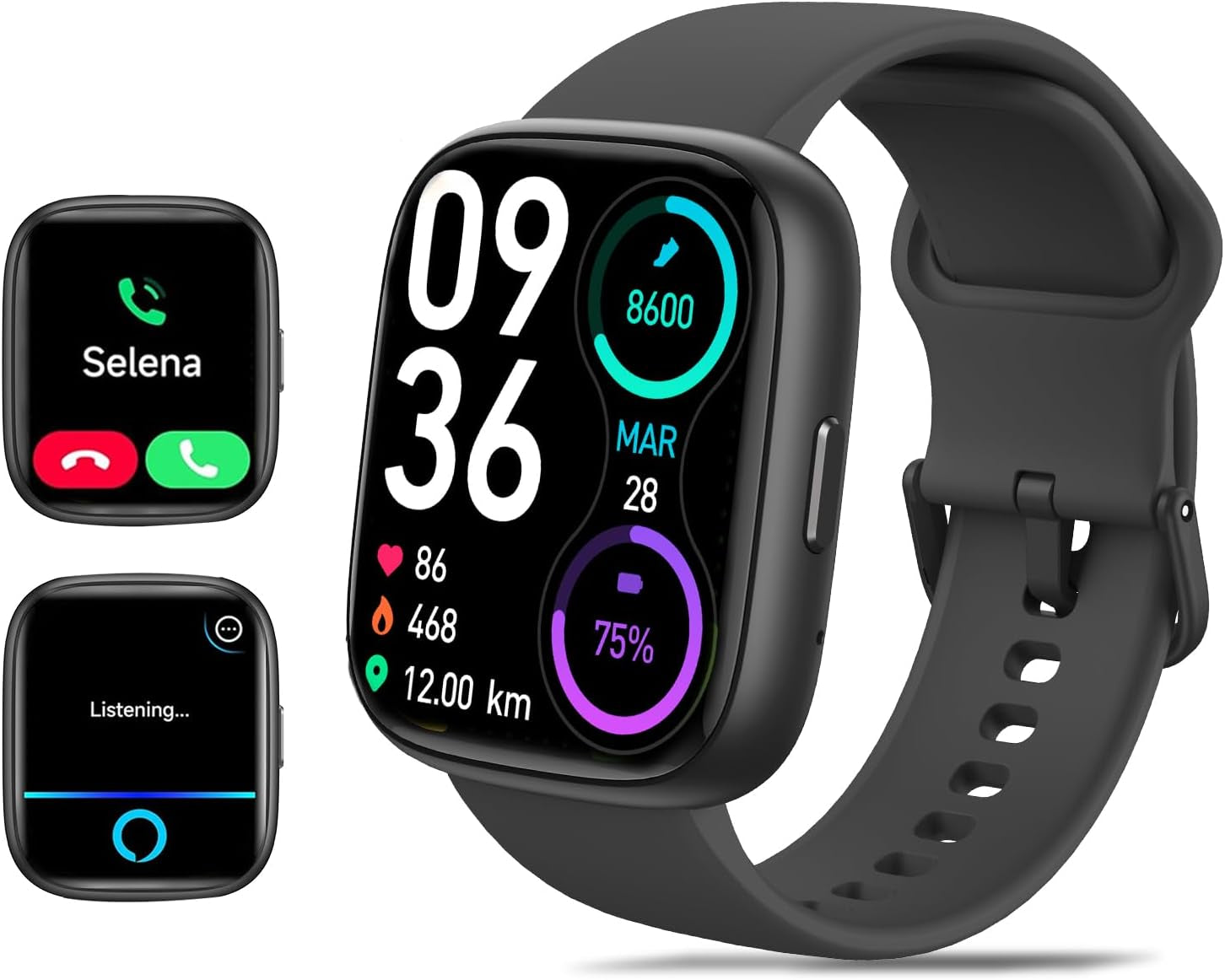 Smart Watch, Fitness Tracker Smart Watches, Activity Monitor Smart Watch for Men Women