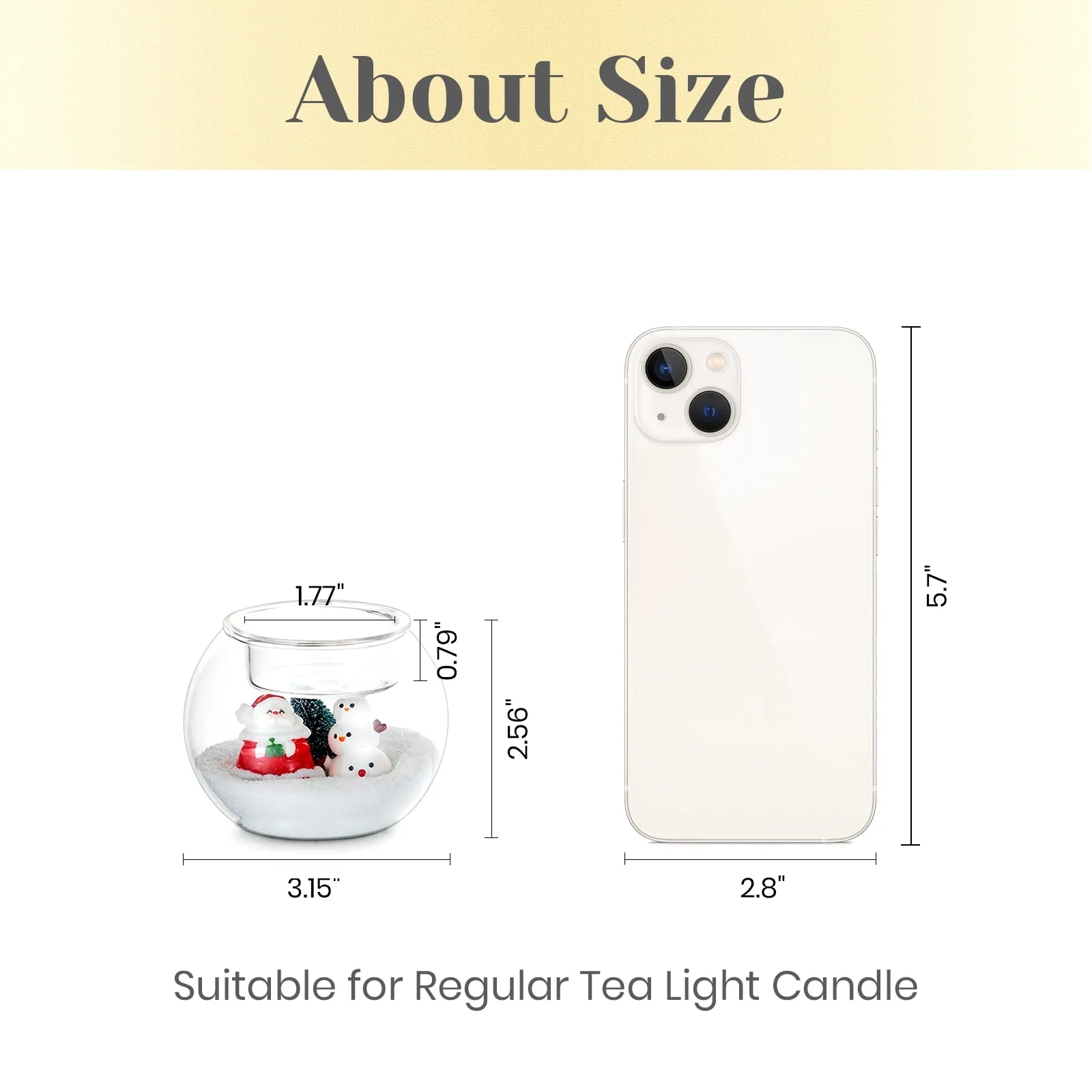 Set of 3 Santa Claus Tealight Candle Holders: Christmas Decor with Red Hat White Beard Festive Tabletop Decorations Holiday Gift