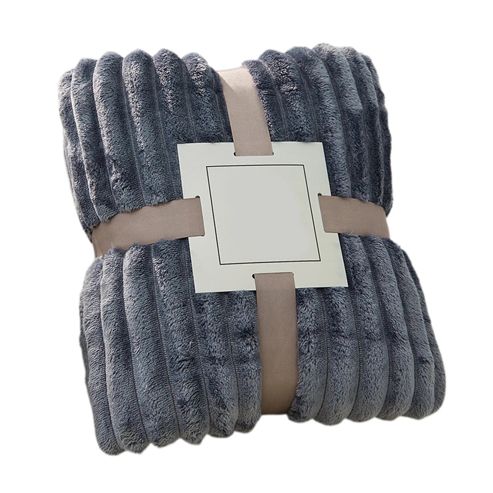 Fleece Throw Blanket, Extra Soft Lightweight Blanket with Strip, Plush Fuzzy Cozy Blankets and Throws for Couch, Bed, Sofa Cozy, Warm and Breathable