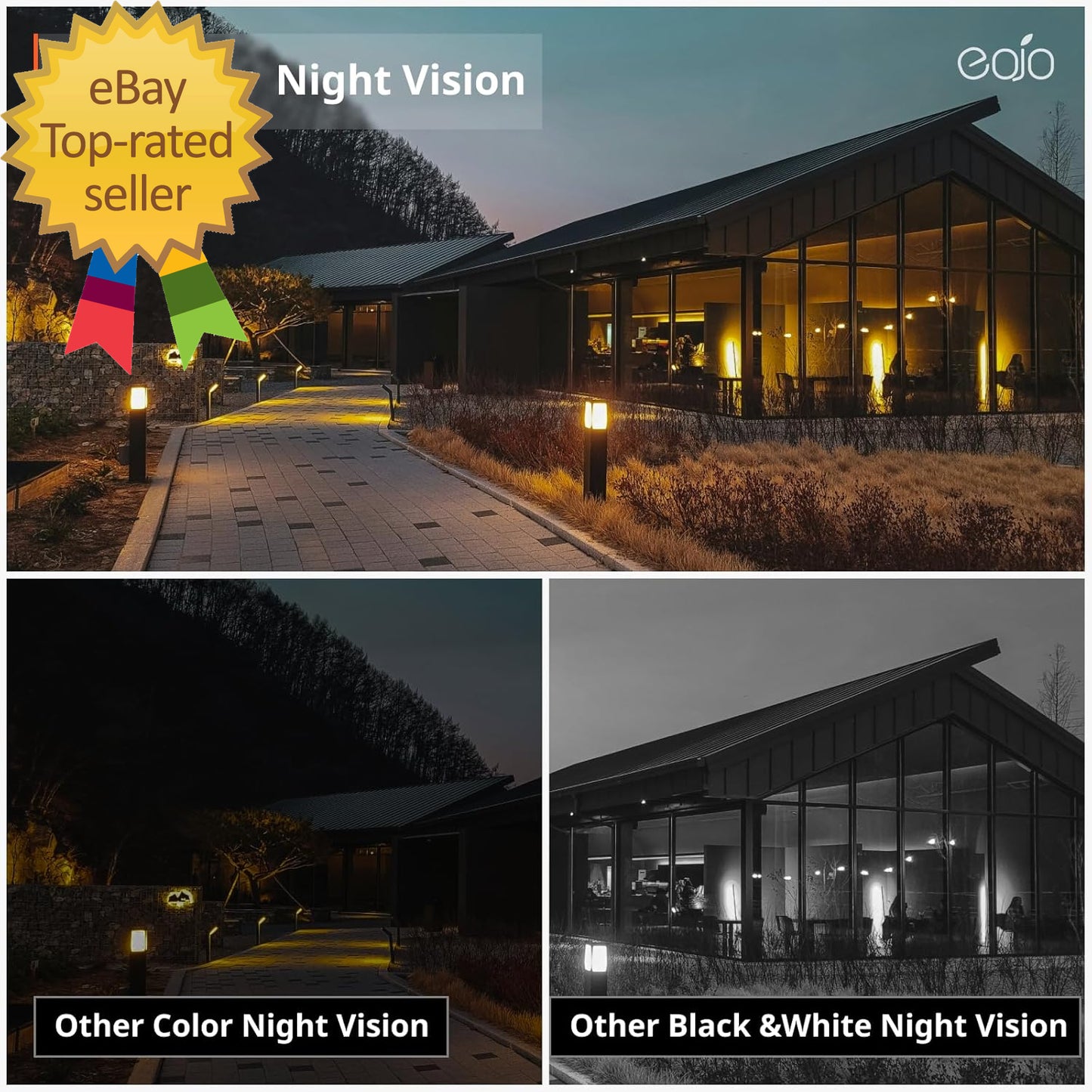 Starlight Window Camera Replaces Outdoor Cameras 2.4/5Ghz Wi-Fi