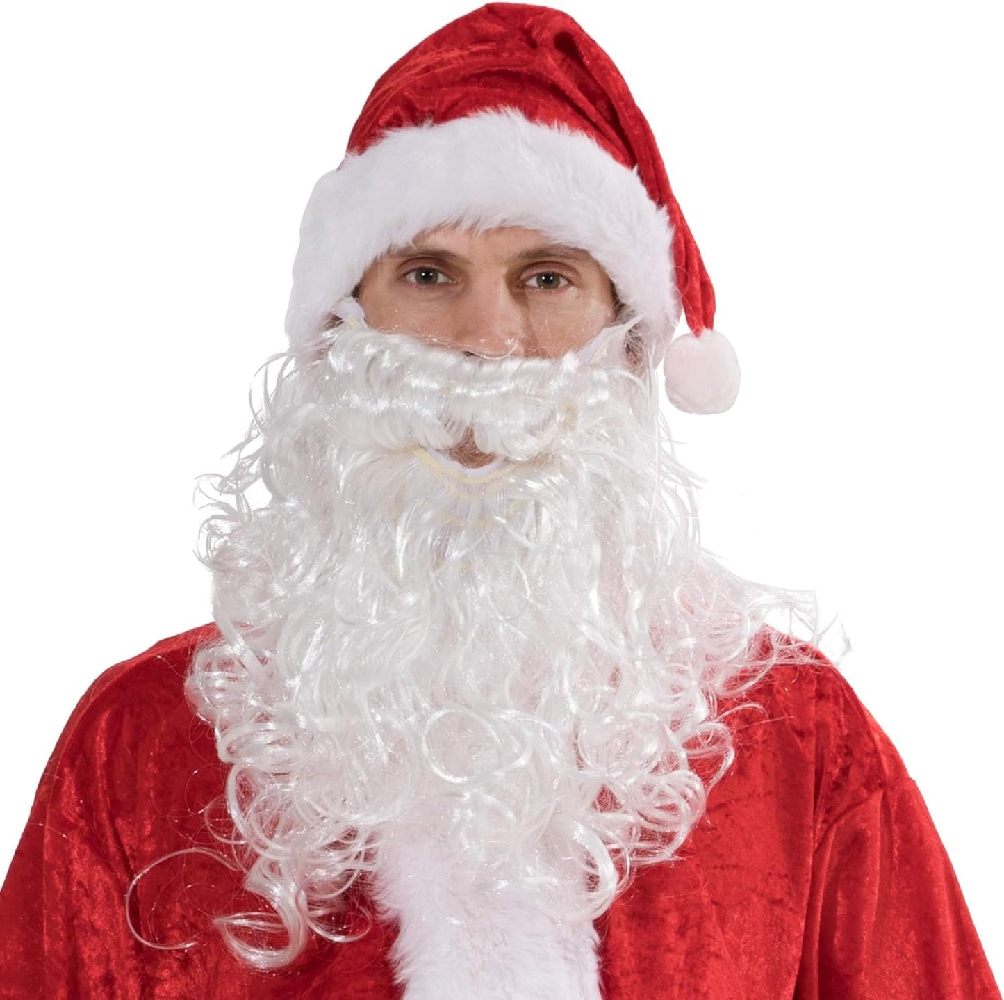 Christmas Santa Claus Men Costume Adults Suit