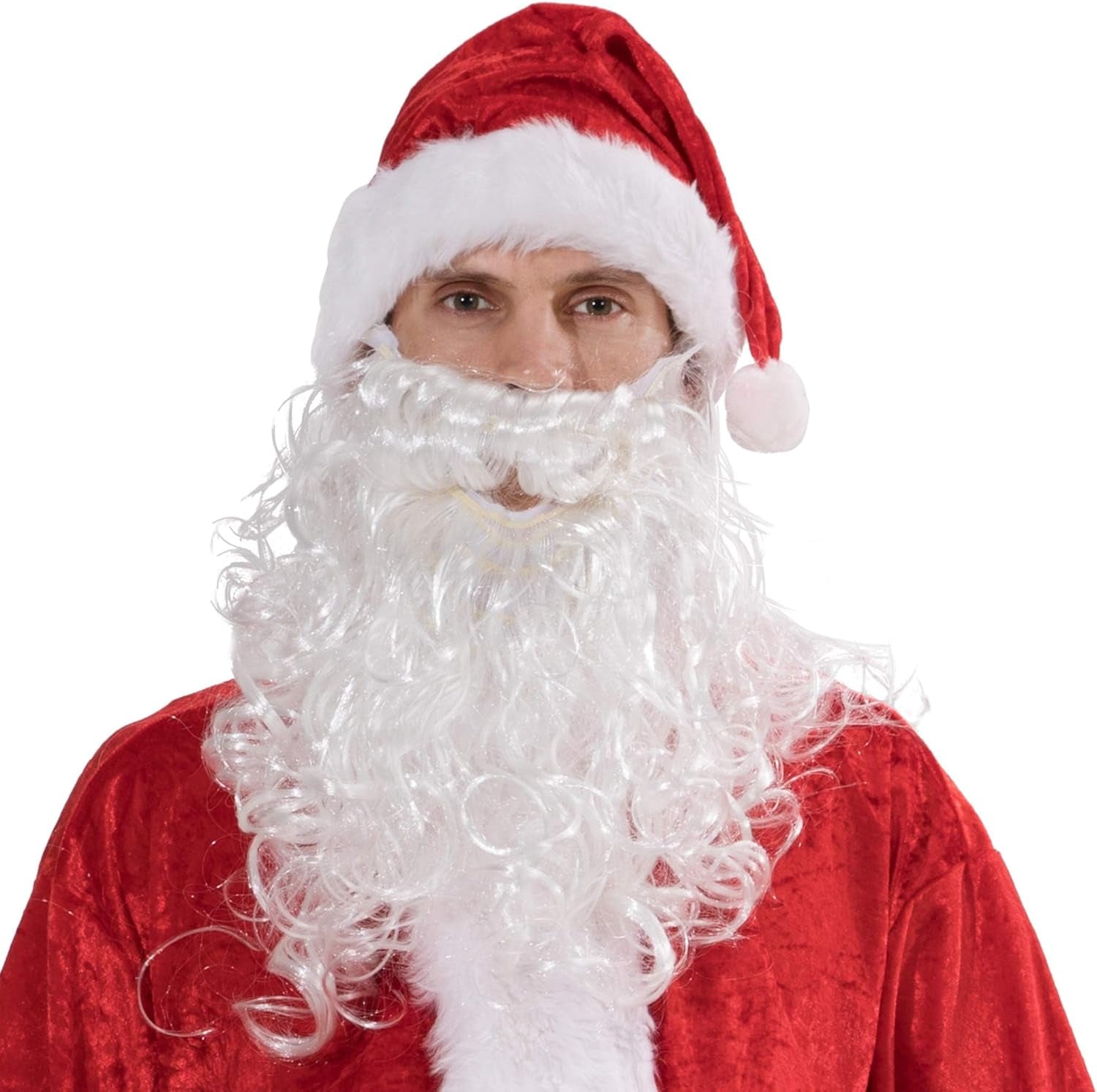 Christmas Santa Claus Men Costume Adults Suit