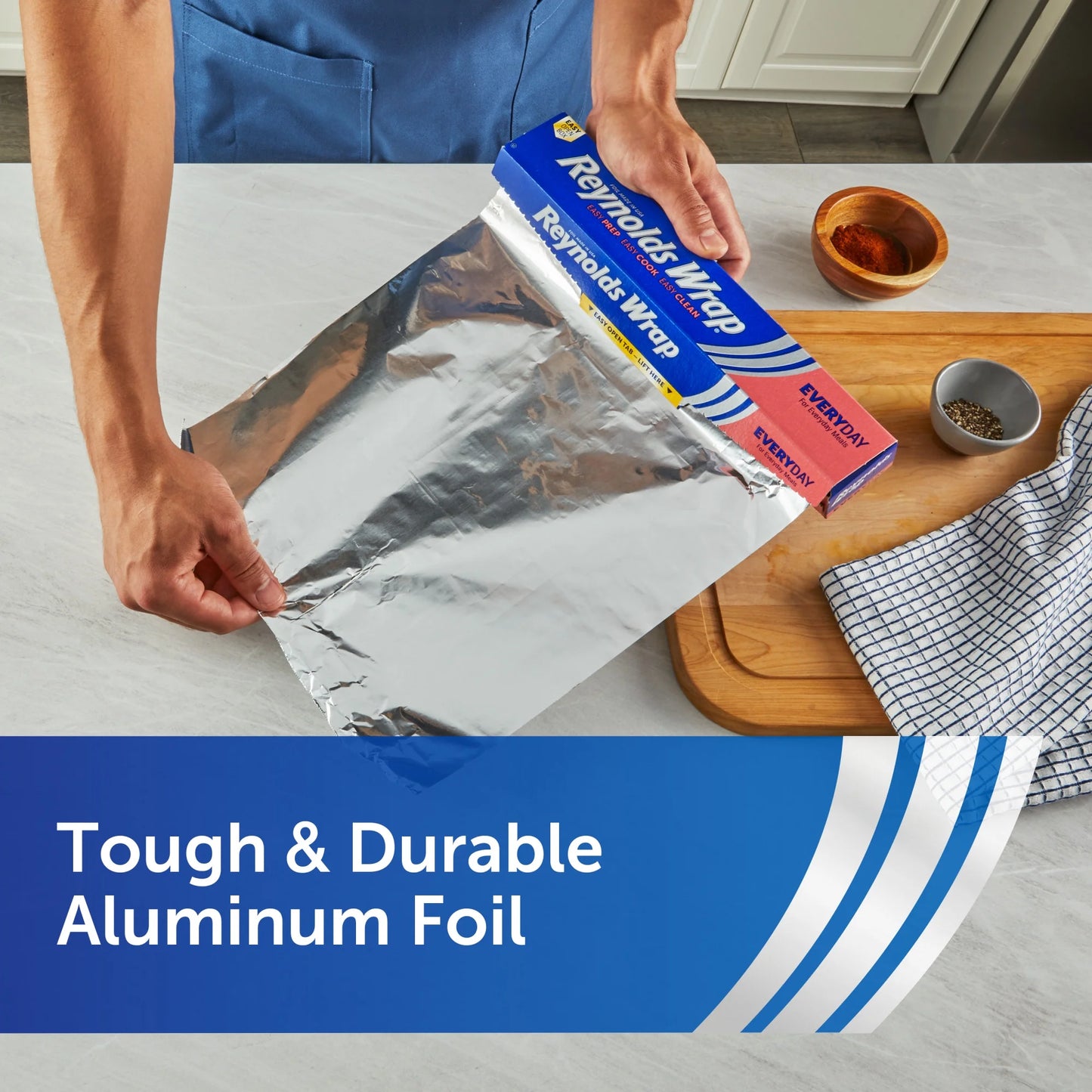 Everyday Strength Aluminum Foil Roll, 12 Inches Wide, 150 Total Sq. Ft.