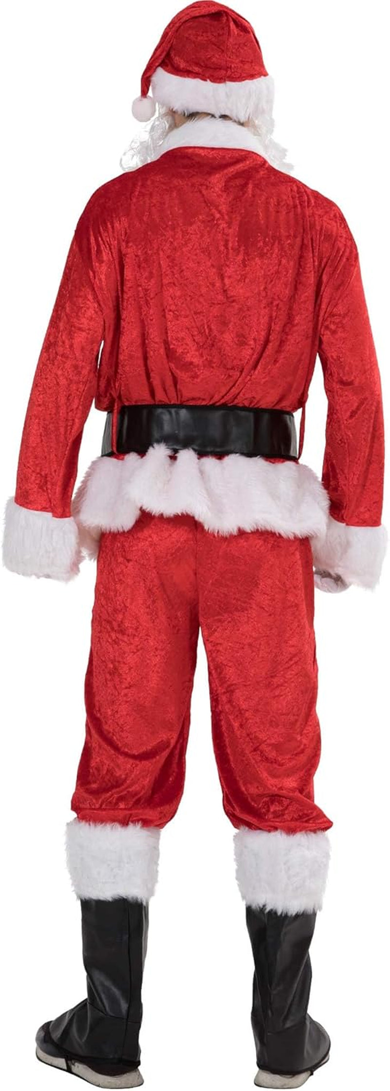 Christmas Santa Claus Men Costume Adults Suit
