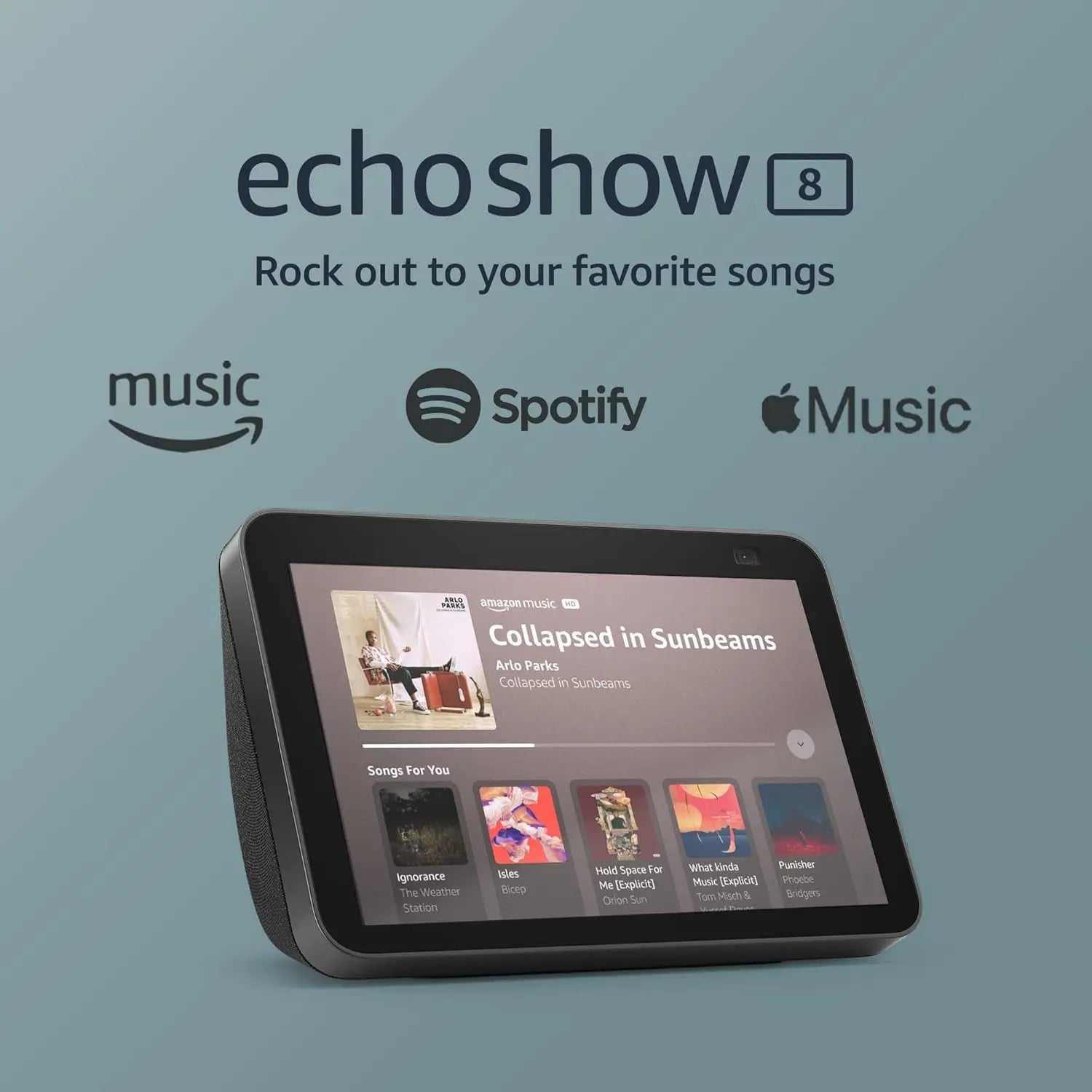 Echo Show 8 (2Nd Gen, 2021 Release) | HD Smart Display with Alexa and 13 MP Camera | Charcoal
