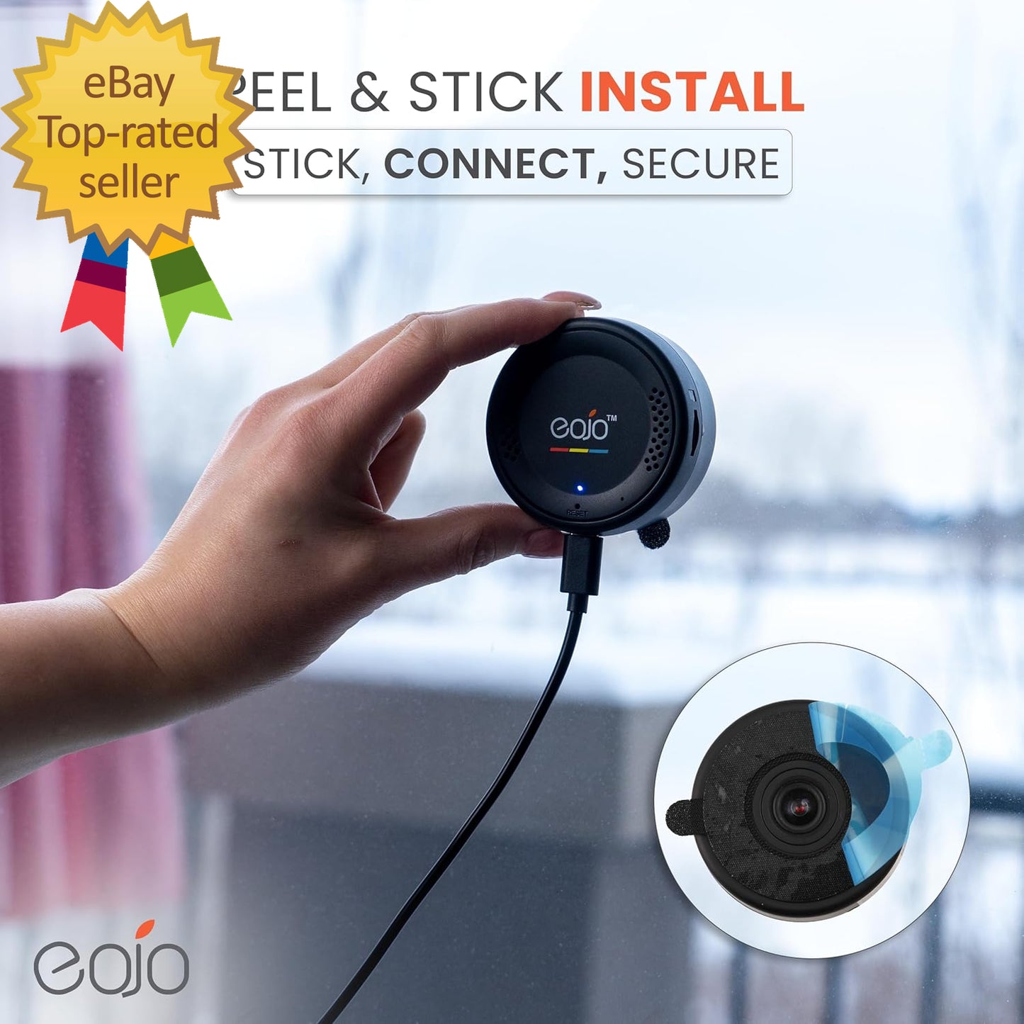 Starlight Window Camera Replaces Outdoor Cameras 2.4/5Ghz Wi-Fi