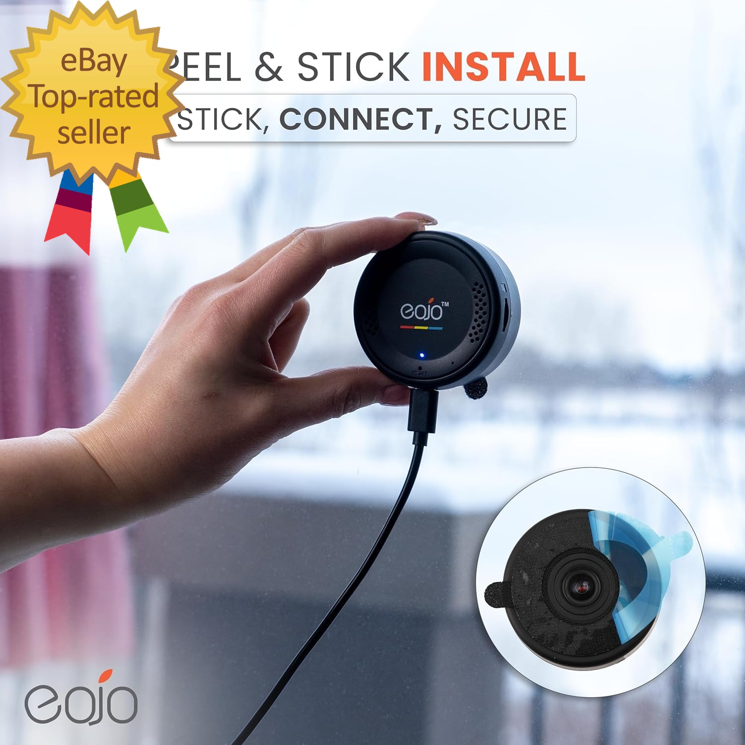 Starlight Window Camera Replaces Outdoor Cameras 2.4/5Ghz Wi-Fi