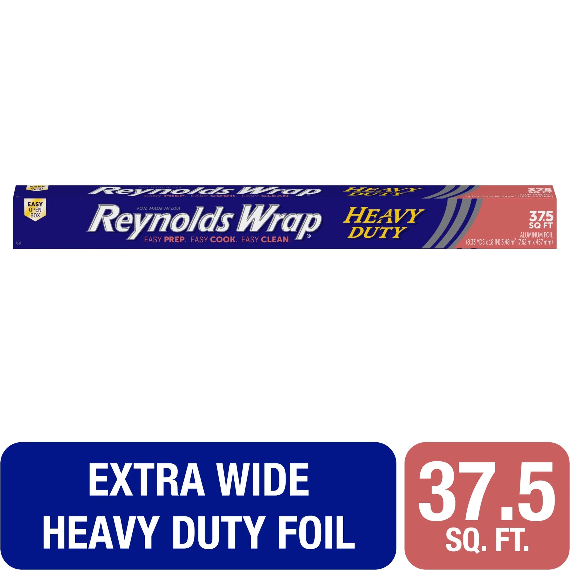 Heavy Duty Aluminum Foil, Heavy Duty Foil Roll, Extra Wide, 37.5 Sq. Ft.