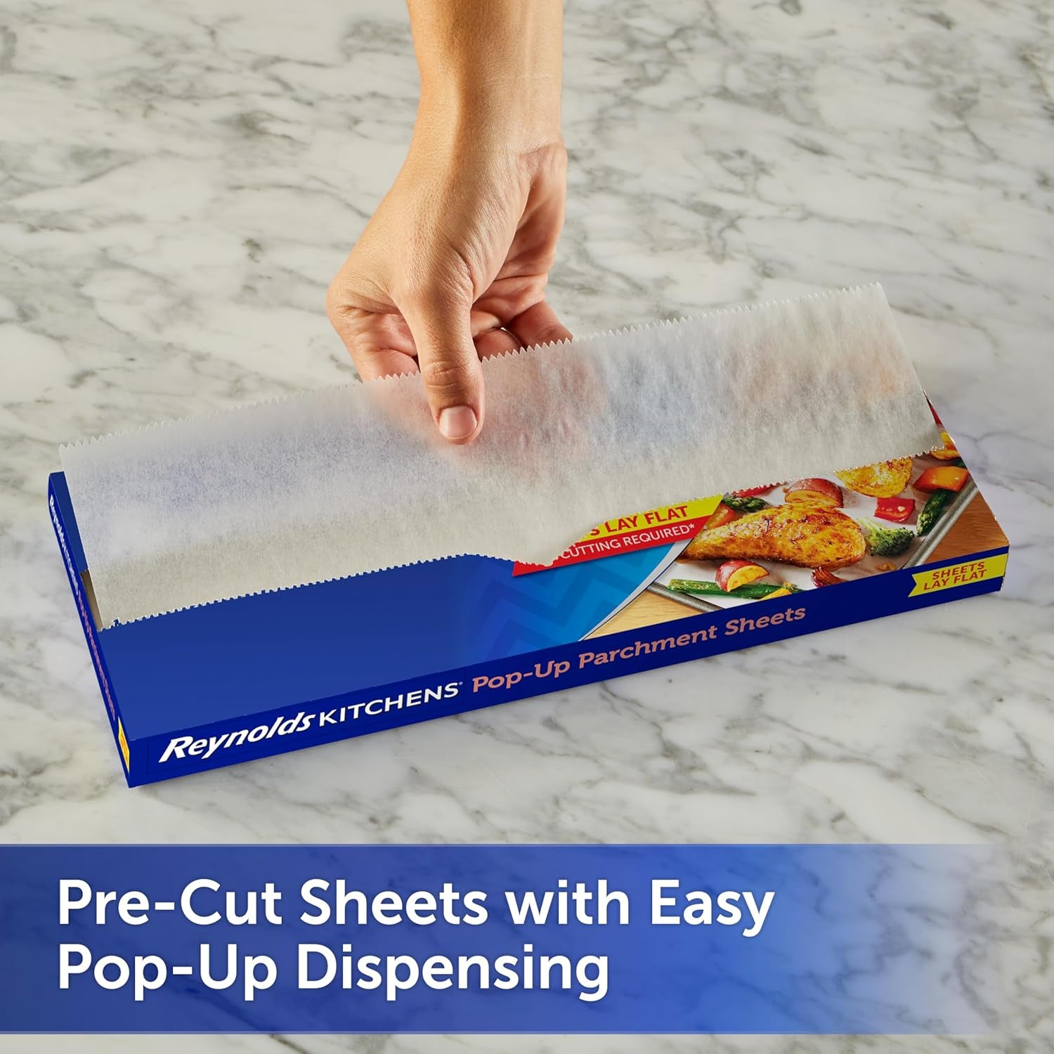 Kitchens Pop-Up Parchment Paper Sheets, 10 X 13 Inches, 30 Count