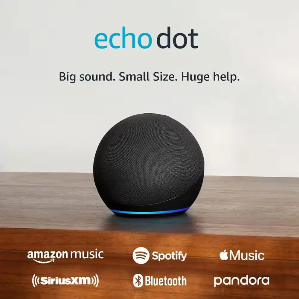Echo Dot (5Th Gen, 2022 Release) Smart Speaker with Alexa Charcoal