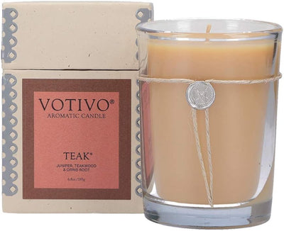 6.8Oz Aromatic Candle-Teak